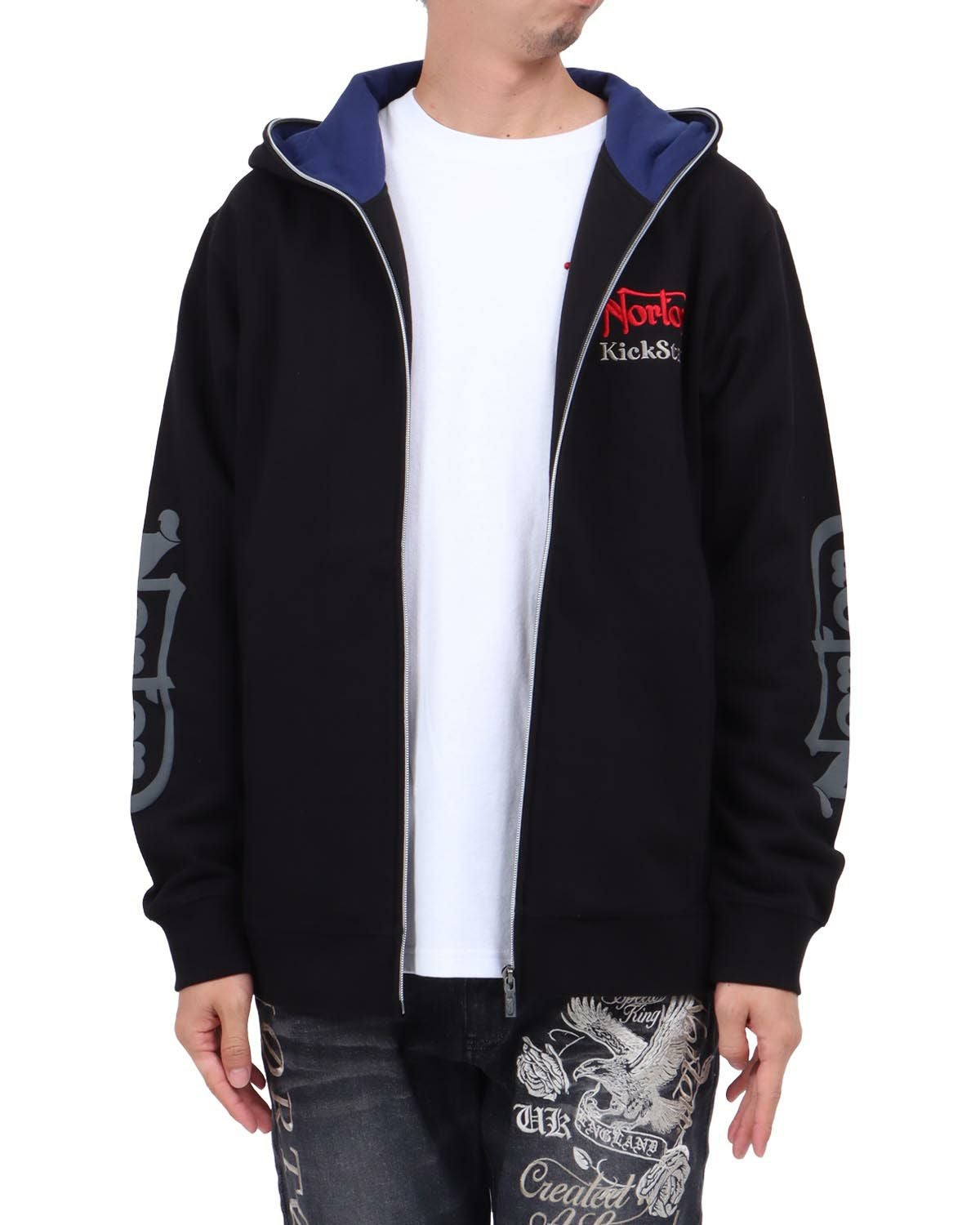 ブラック：174cm62kg(Lサイズ着用)