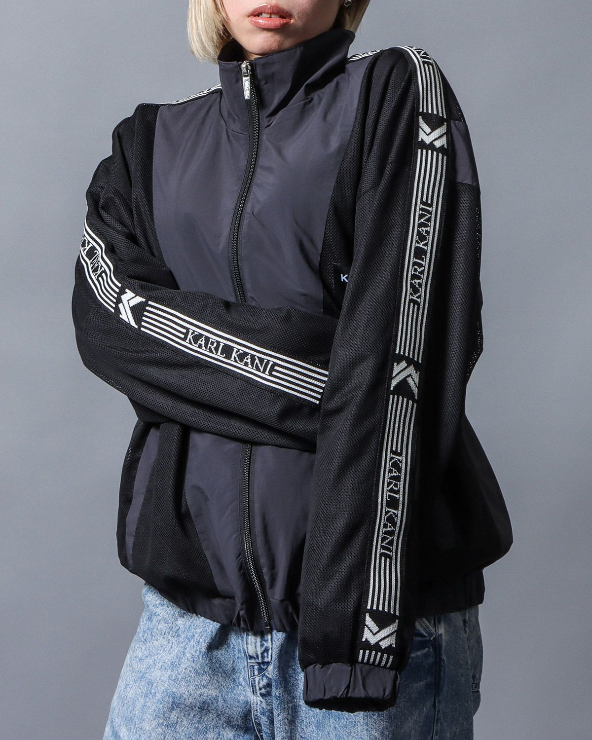 Karl Kani] ナイロン メッシュ トラックジャケット | PEET ONLINE STORE