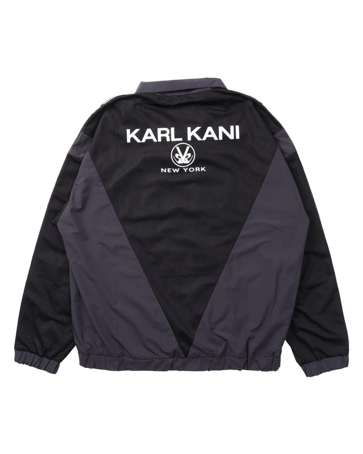 終了　カールカナイ　KARL KANI ナイロンジャケット ＸＬ サイドライン 刺繍 Karl Kani] ナイロン メッシュ トラックジャケット | PEET ONLINE STORE