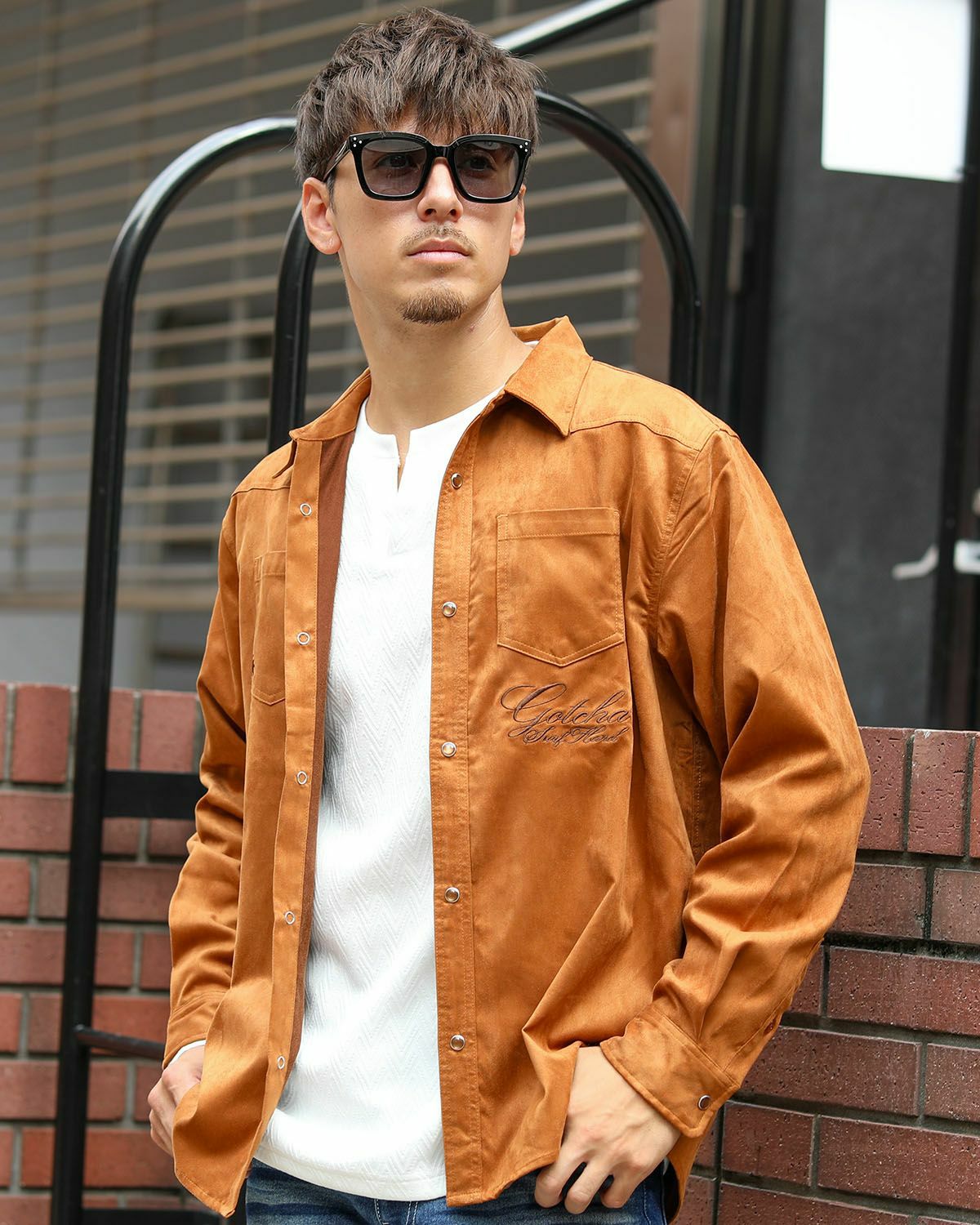 GOTCHA] 撥水 ストレッチ ポリスウェード シャツ | PEET ONLINE STORE