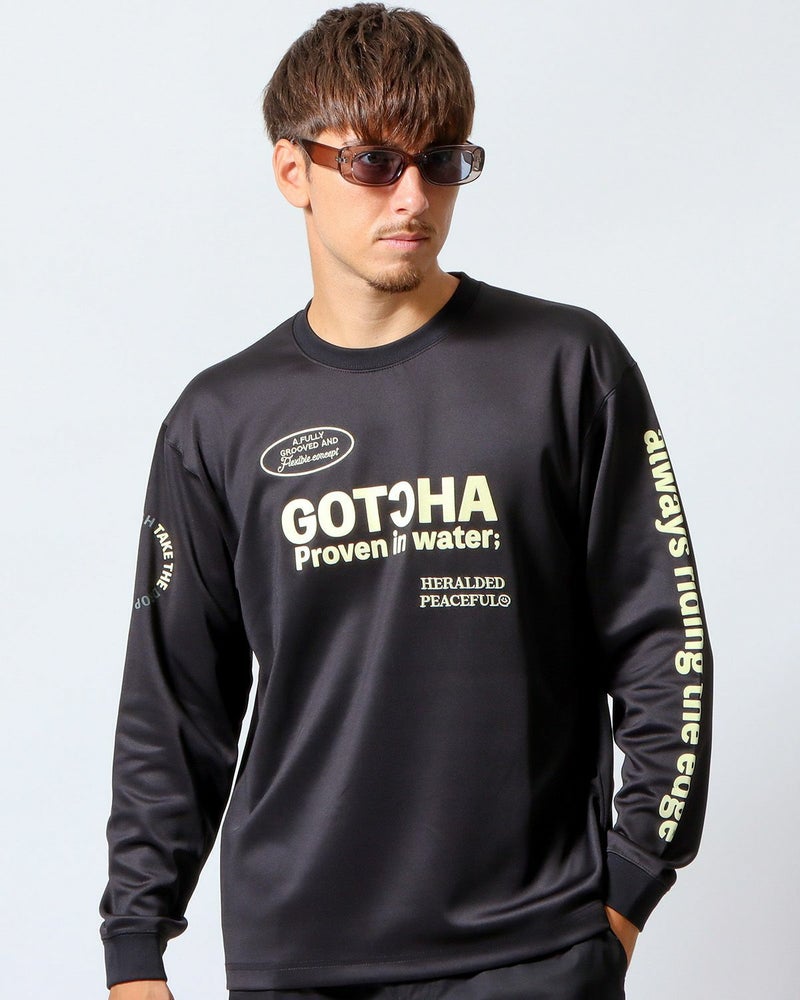 ブラック：180cm/70kg(Lサイズ着用)