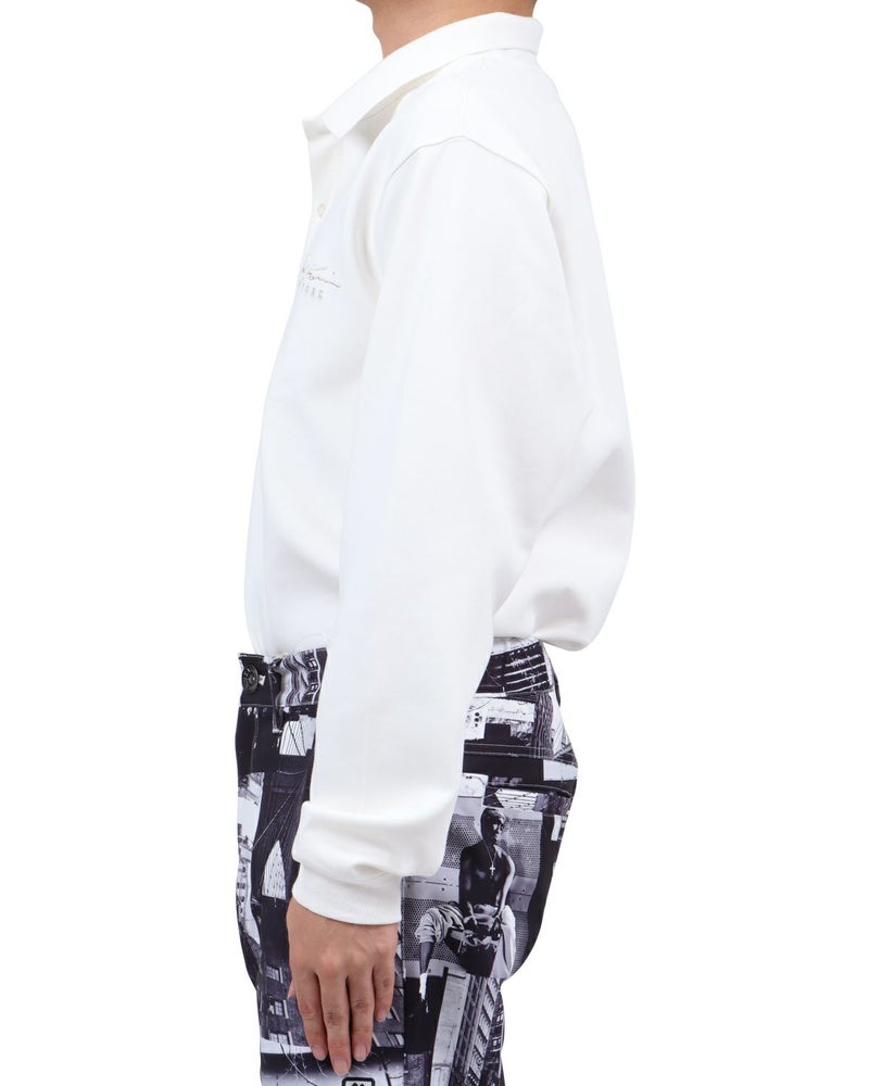 ホワイト：173cm63kg(Lサイズ着用)