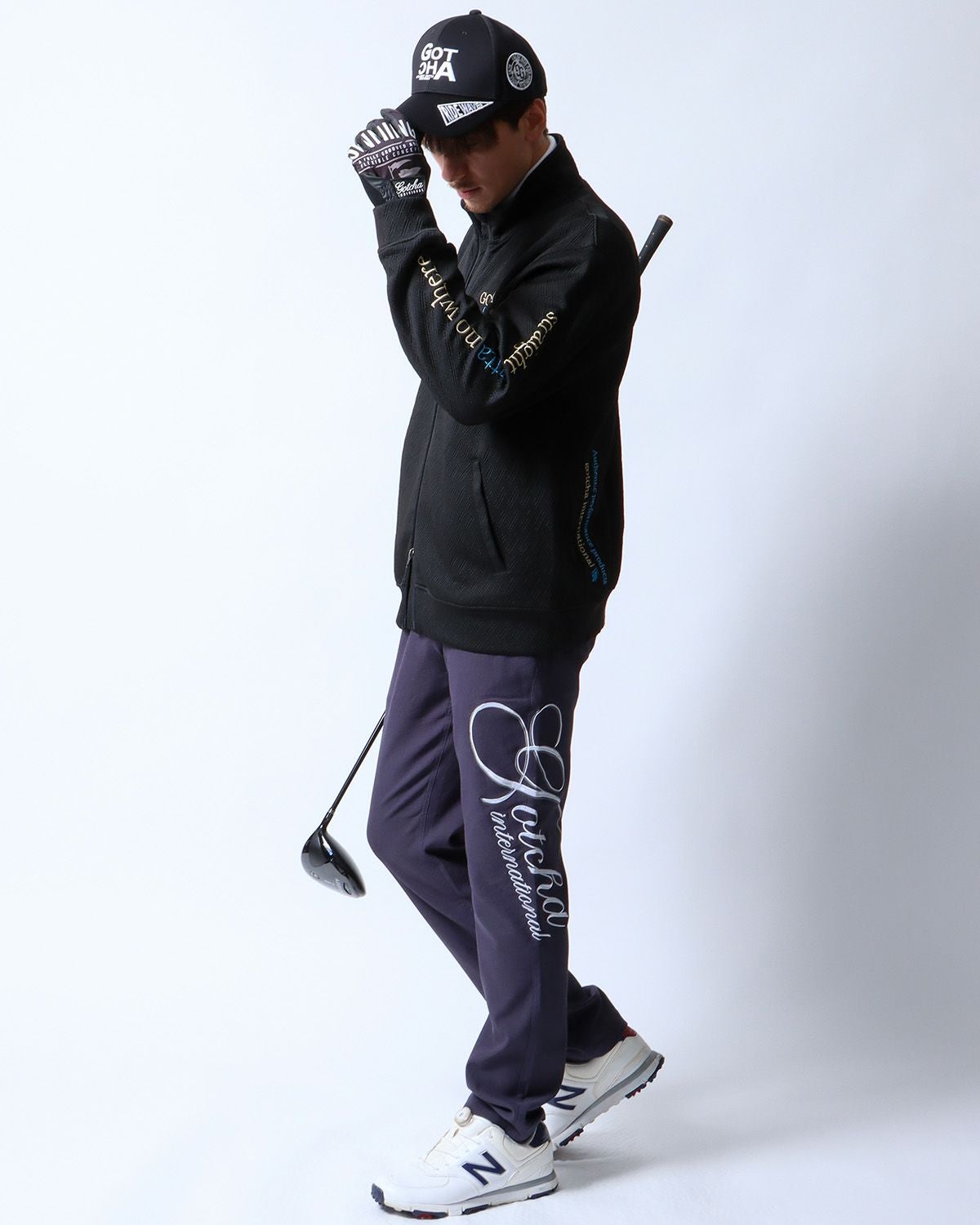 ブラック：180cm/70kg(Lサイズ着用)