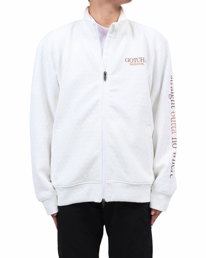 ホワイト：173cm63kg(Lサイズ着用)