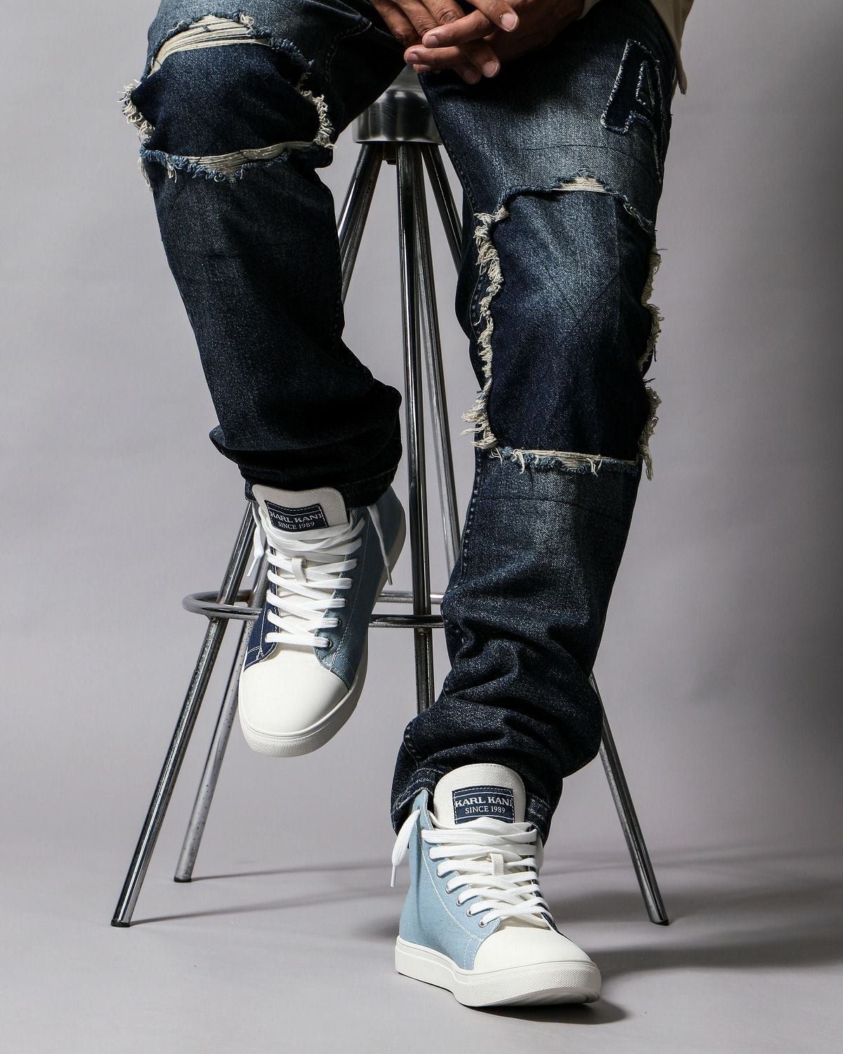 Karl Kani] デニム ハイカット スニーカー | PEET ONLINE STORE