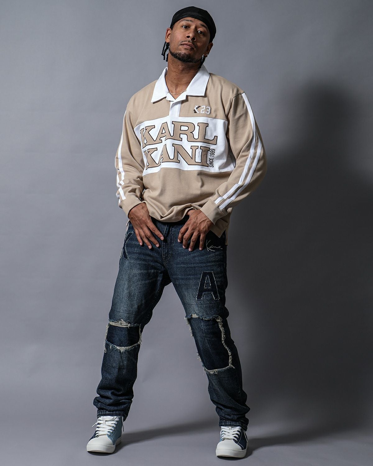Karl Kani] デニム ハイカット スニーカー | PEET ONLINE STORE