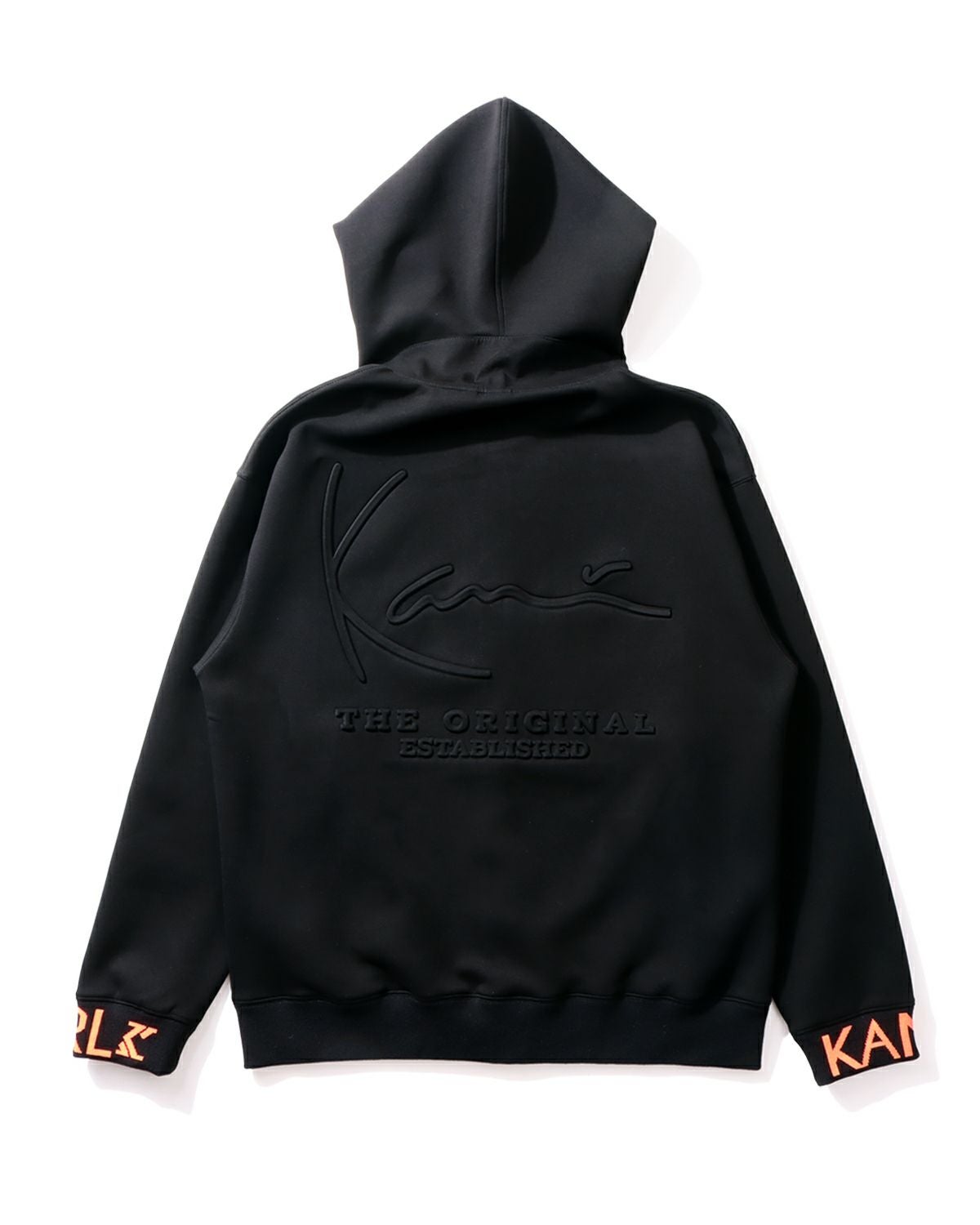 Karl Kani] ネオン ポイント ダンボールニット フルジップ パーカー