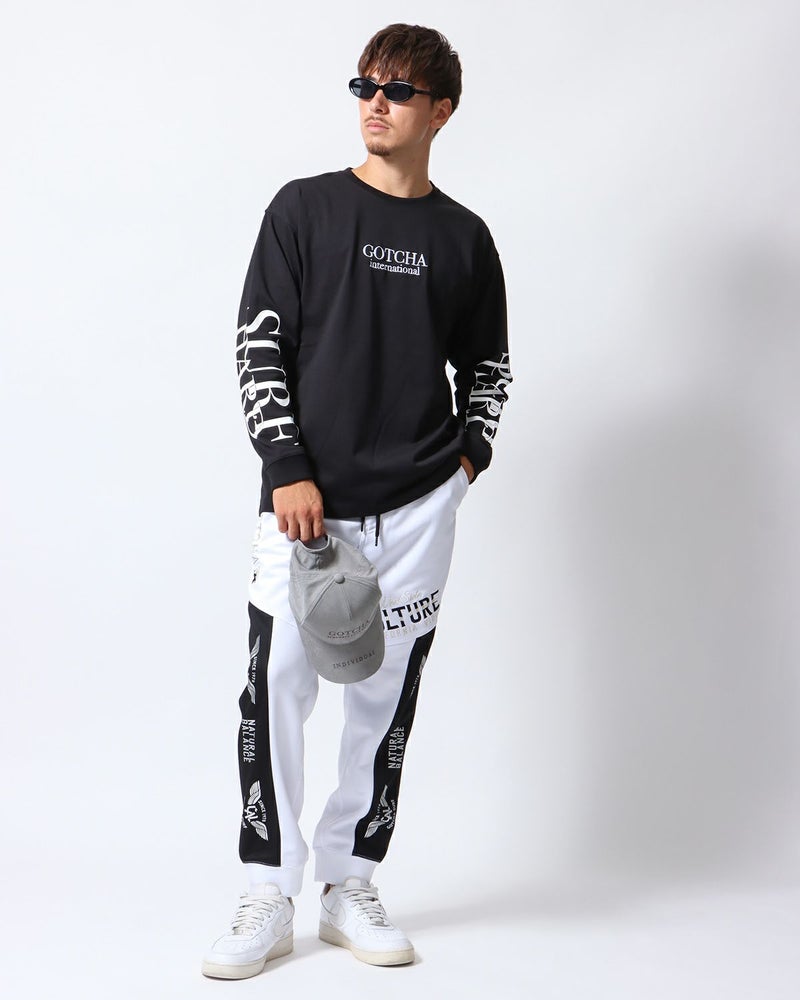 ブラック：180cm/70kg(Lサイズ着用)