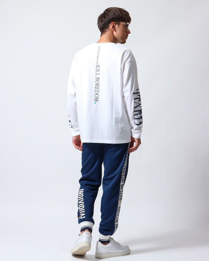 ホワイト：180cm/70kg(Lサイズ着用)