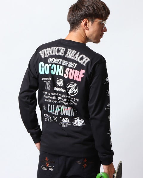 ブラック：180cm/70kg(Lサイズ着用)