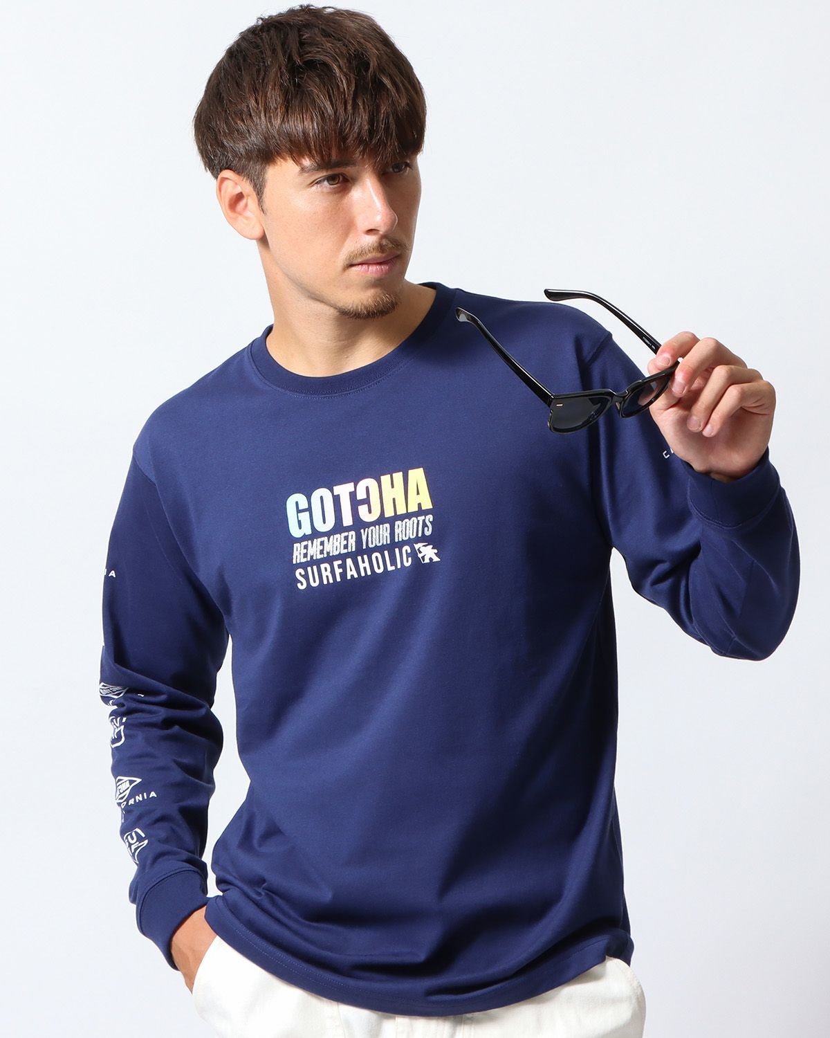 GOTCHA] リミテッド ドライ UVカット グラデ サーフ ロンT | PEET