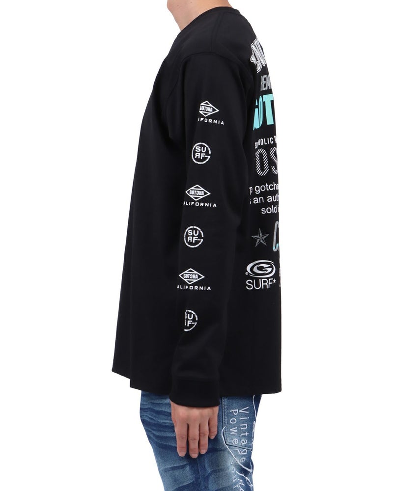 ブラック：174cm62kg(Lサイズ着用)