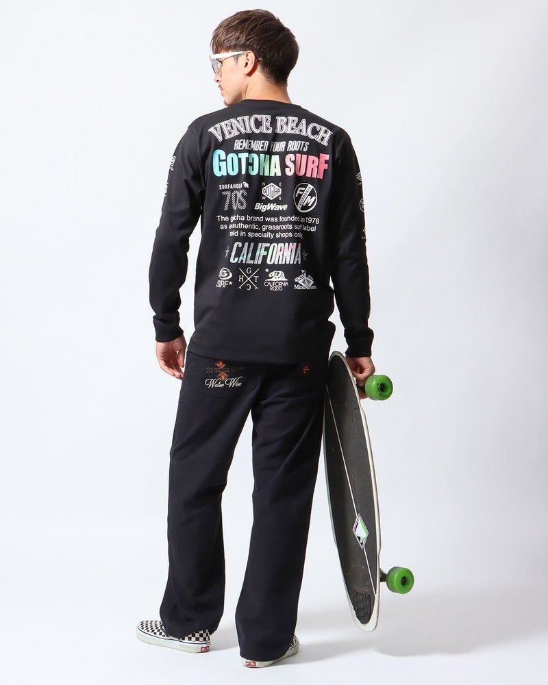 ブラック：180cm/70kg(Lサイズ着用)