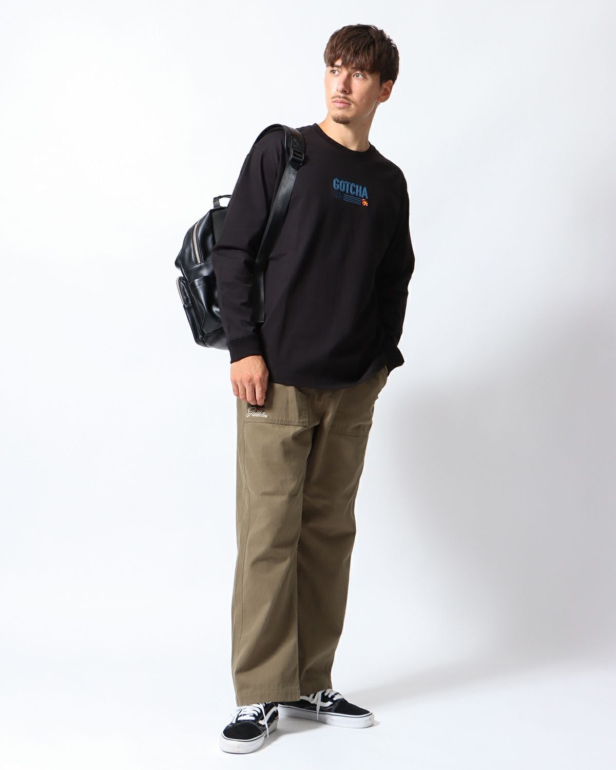 ブラック：180cm/70kg(Lサイズ着用)