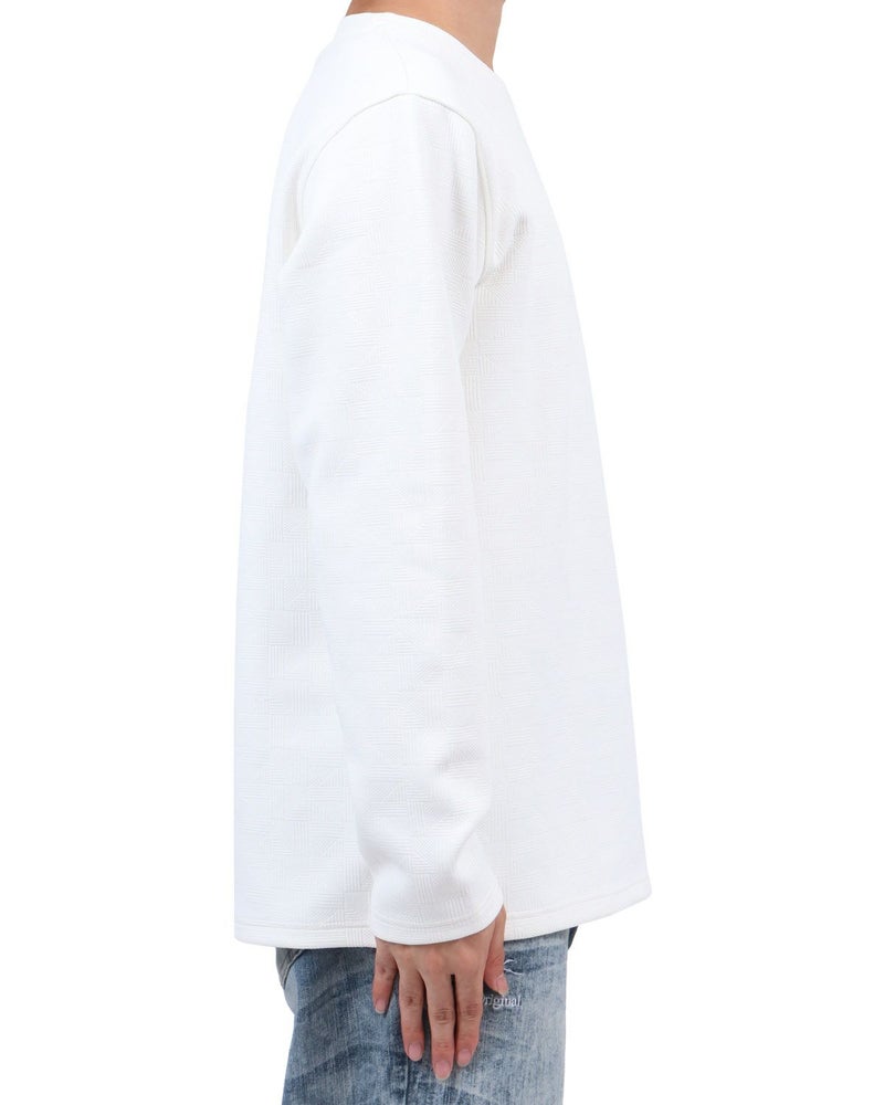 ホワイト：173cm63kg(Lサイズ着用)