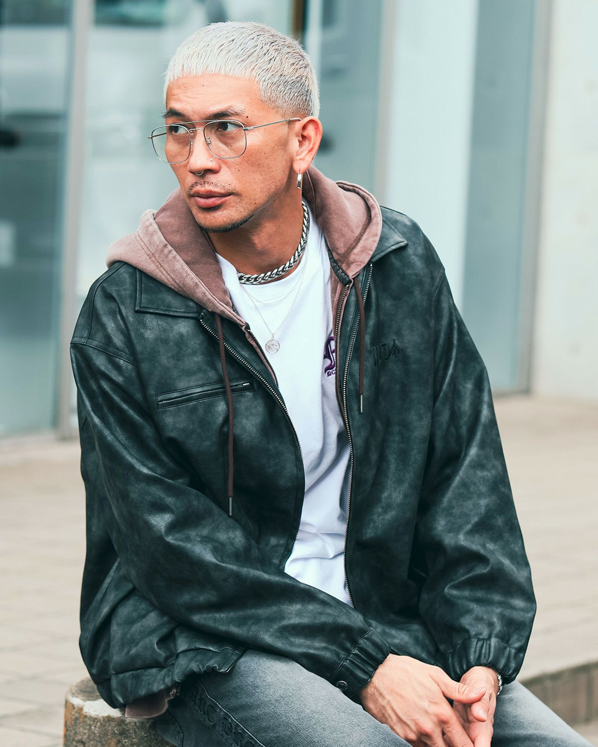 ブラック:183cm(Lサイズ着用)