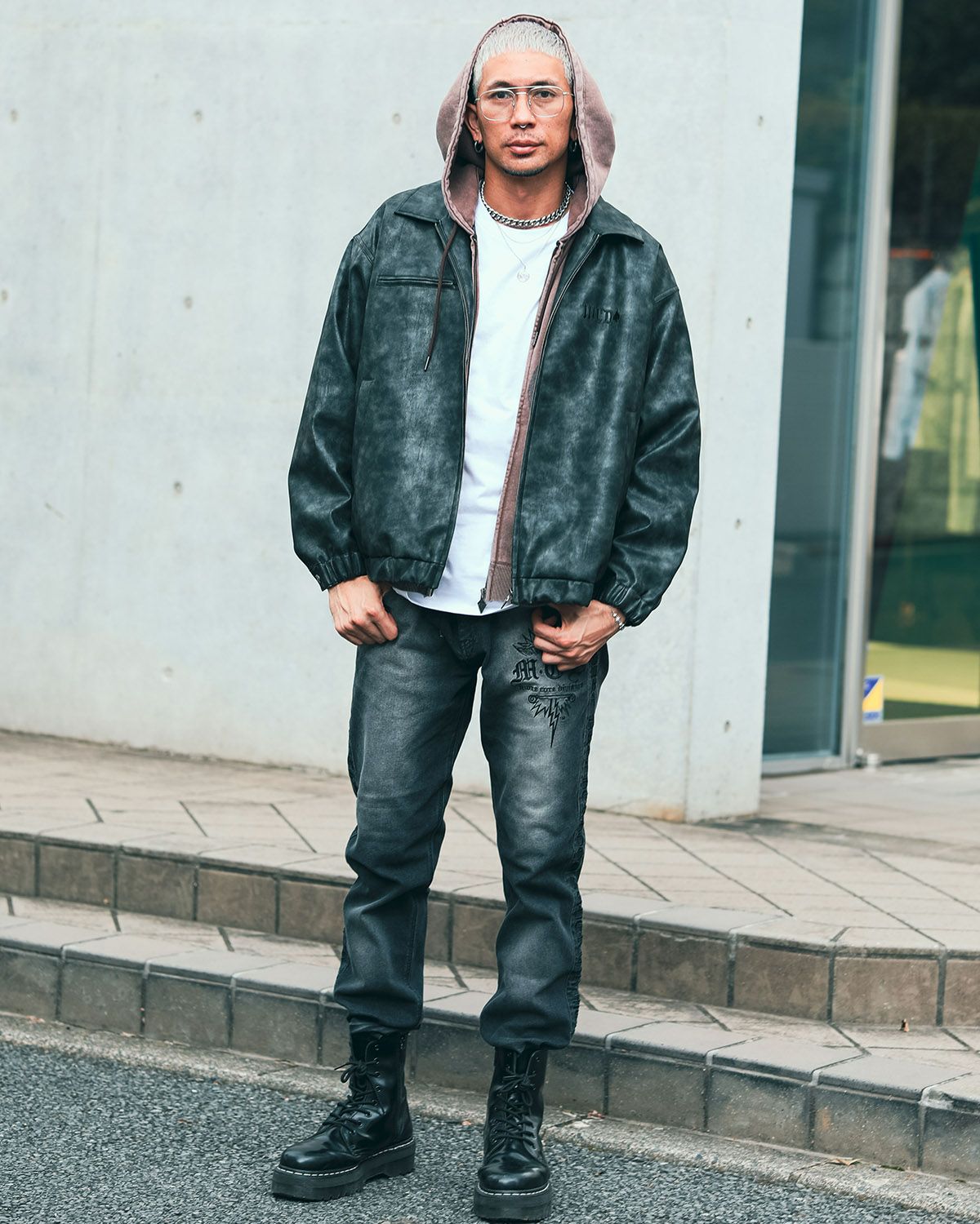attrayant ムードジャケット ジャケット ユニセックス 9501－3 ネイビー （S～XL