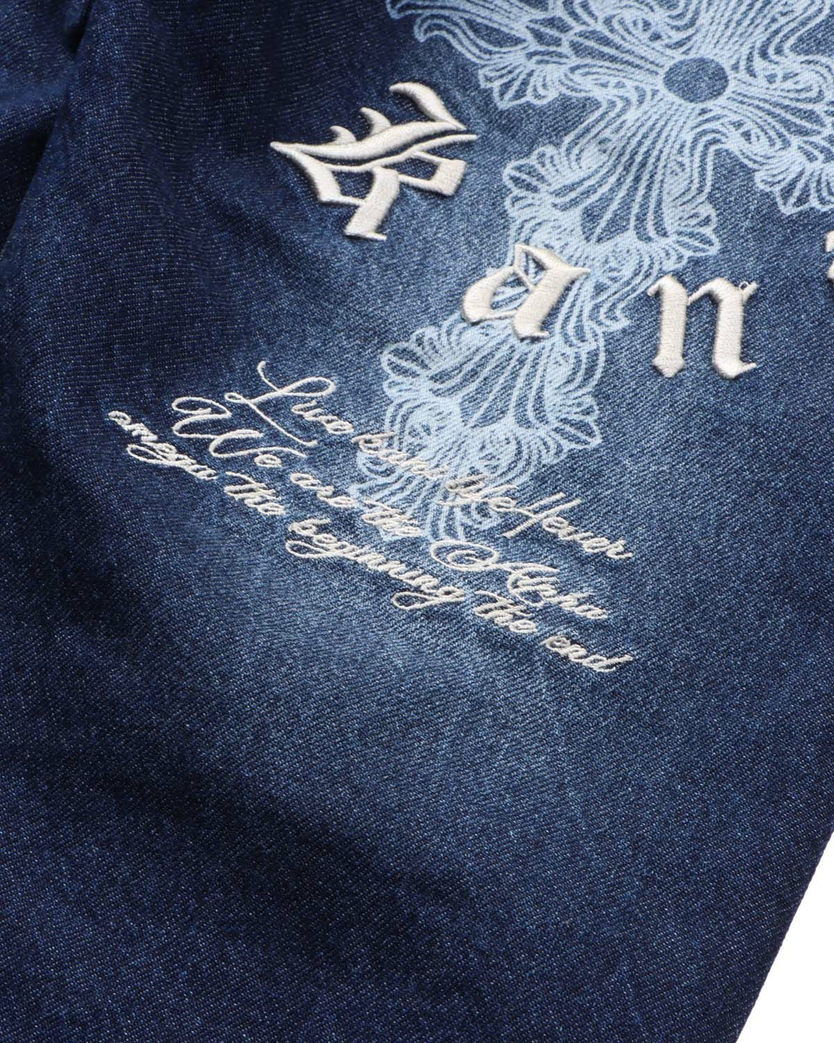 Karl Kani] ダメージ クロス ステッチ デニムパンツ | PEET ONLINE STORE