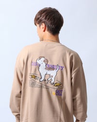 ベージュ：180cm/70kg(Lサイズ着用)