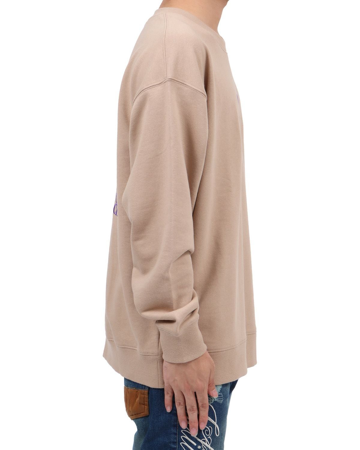 ベージュ：173cm63kg(Lサイズ着用)