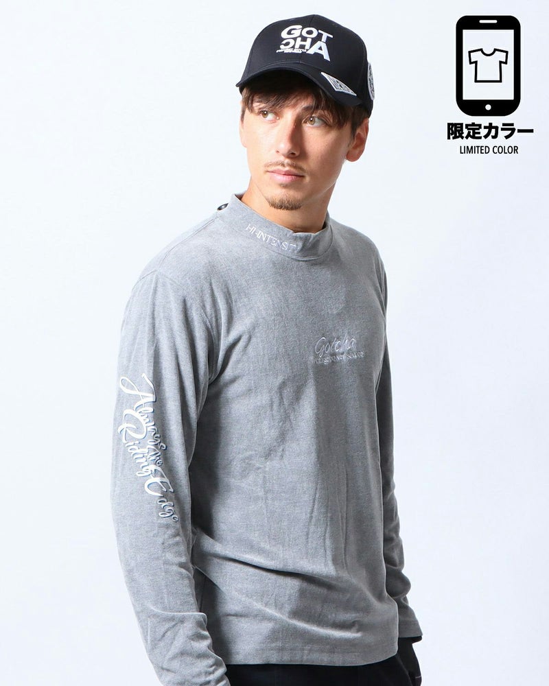 杢グレー：180cm/70kg(Lサイズ着用)