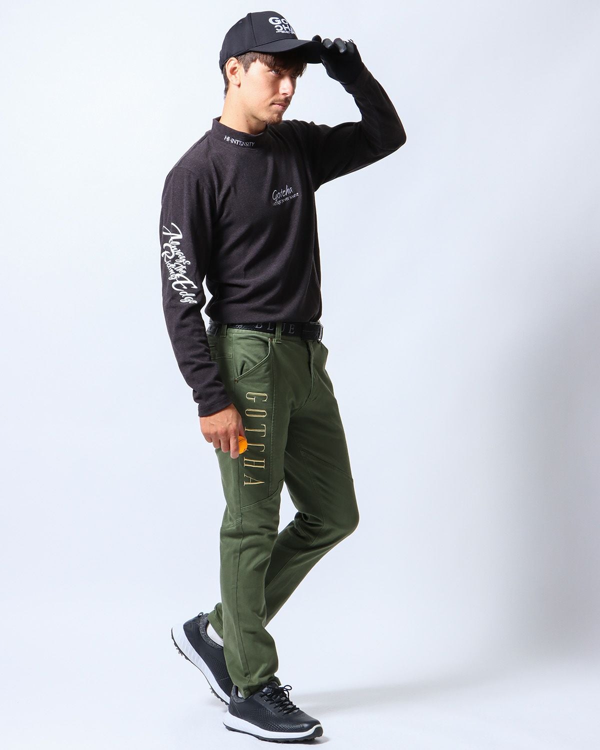 ブラック：180cm/70kg(Lサイズ着用)