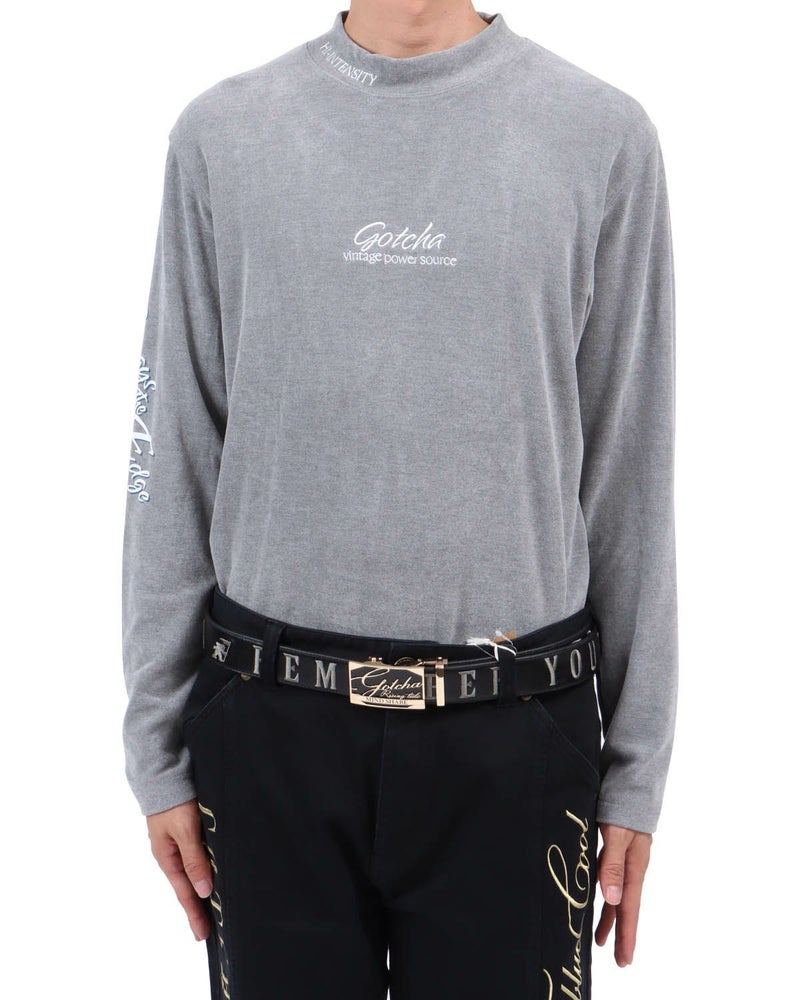 杢グレー：174cm62kg(Lサイズ着用)