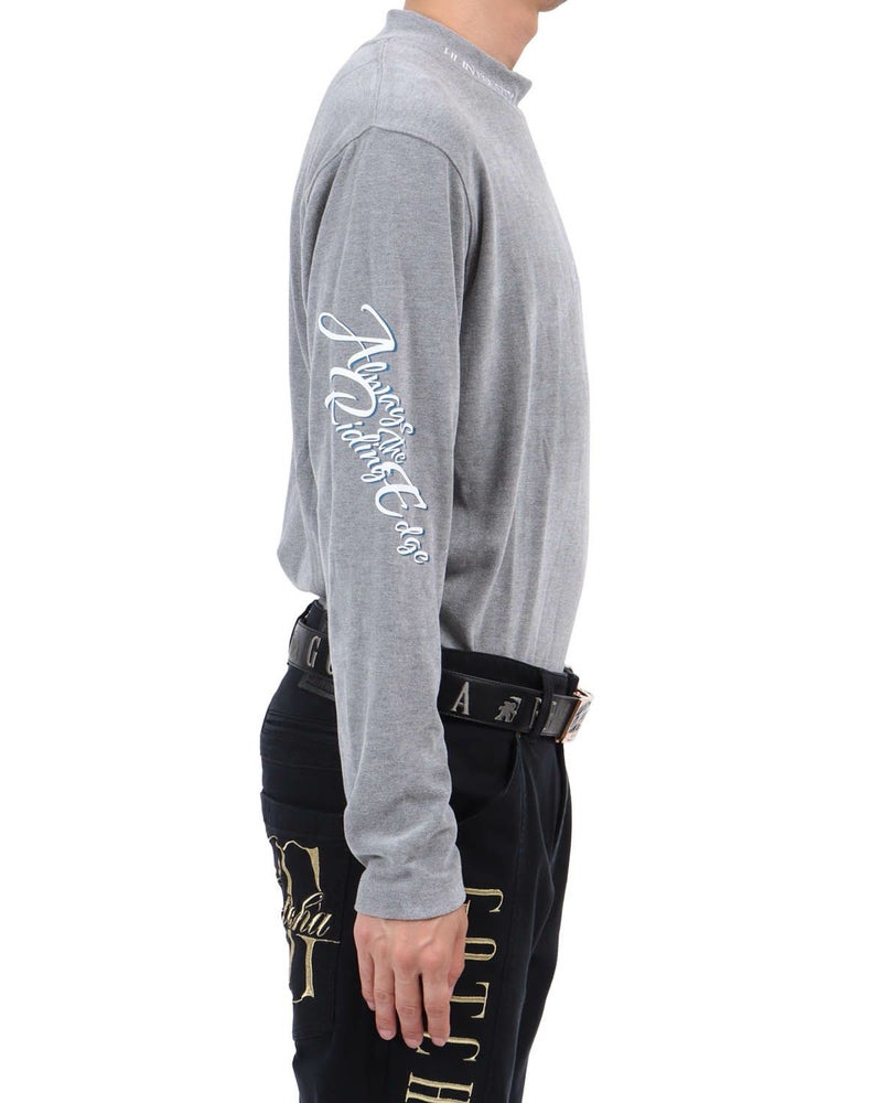 杢グレー：174cm62kg(Lサイズ着用)