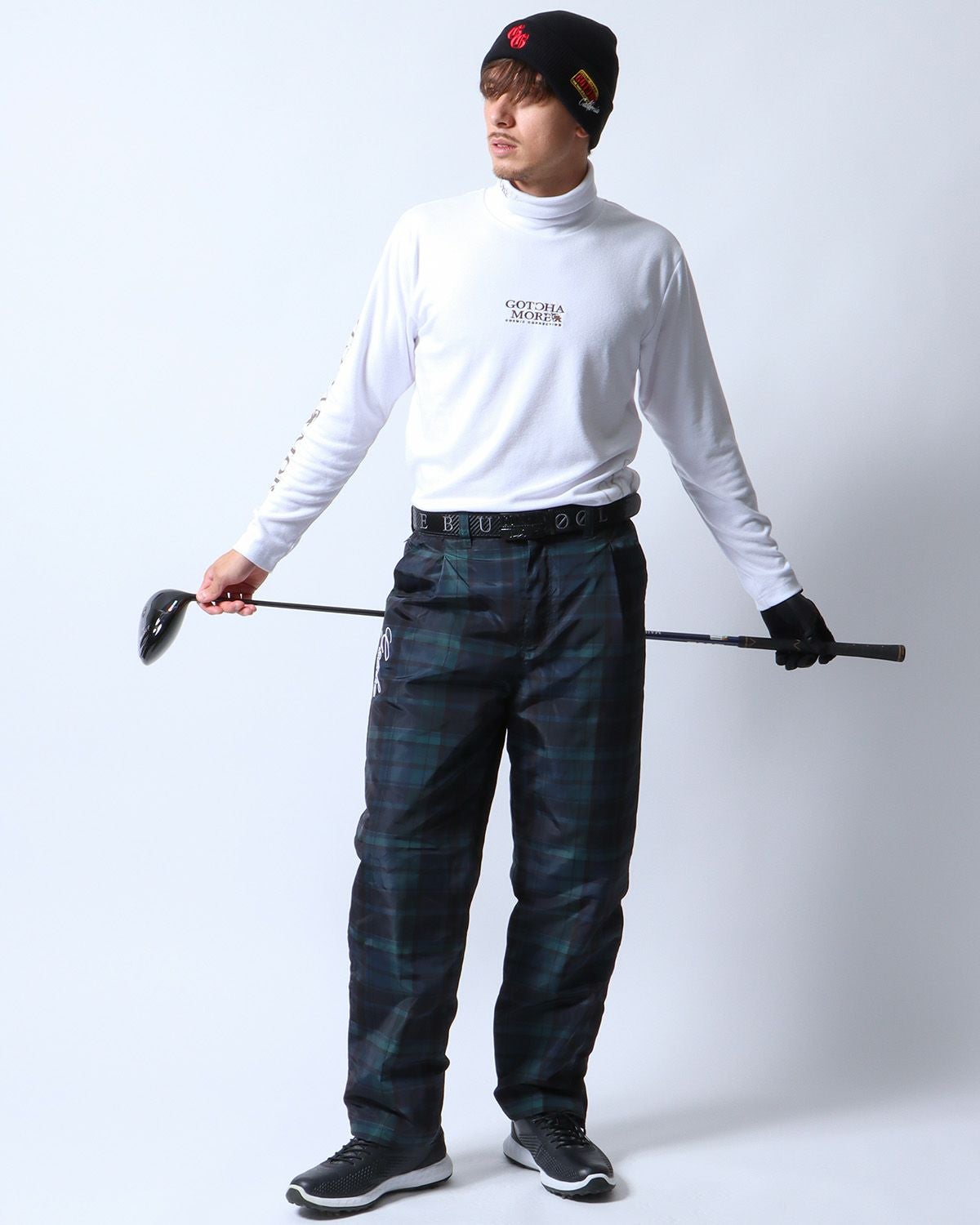 ホワイト：180cm/70kg(Lサイズ着用)