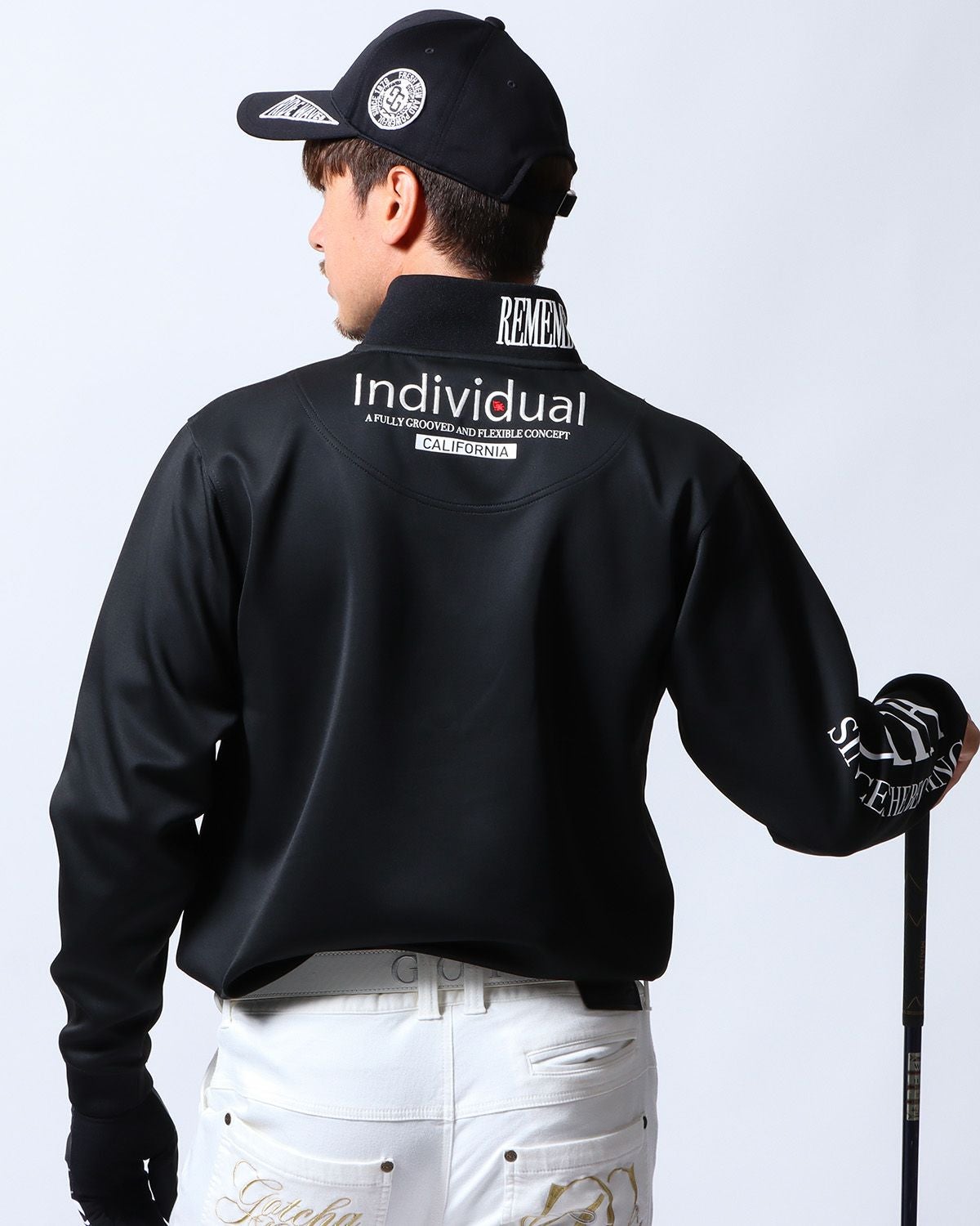 GOTCHA GOLF] ビッグ ロゴ ベーシック ハーフジップ ロンT | PEET