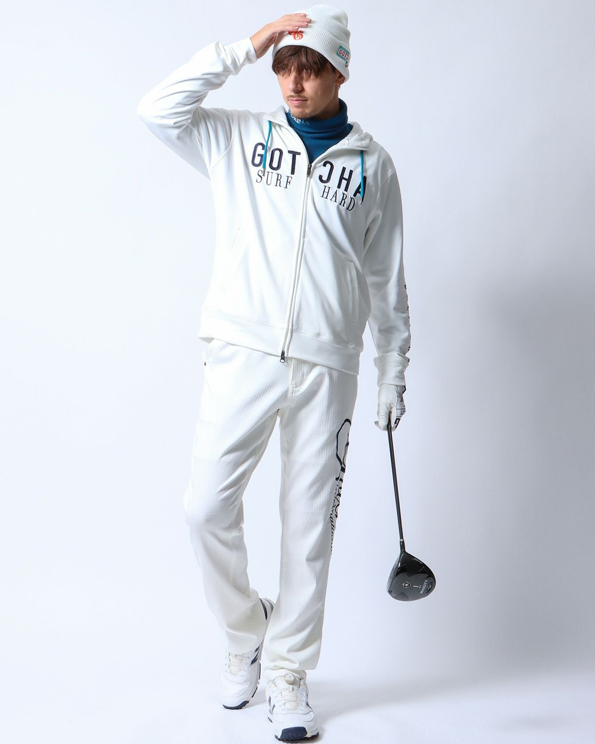 オフホワイト：180cm/70kg(Lサイズ着用)