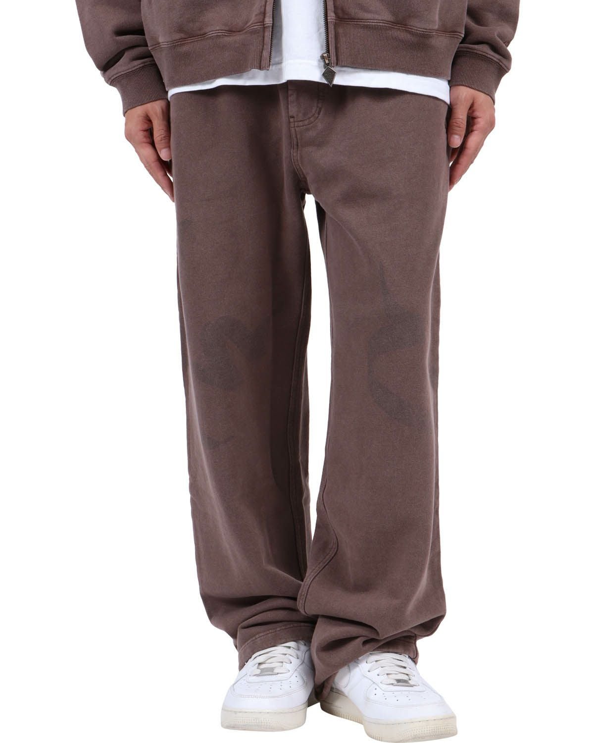 ブラウン：174cm62kg(Lサイズ着用)