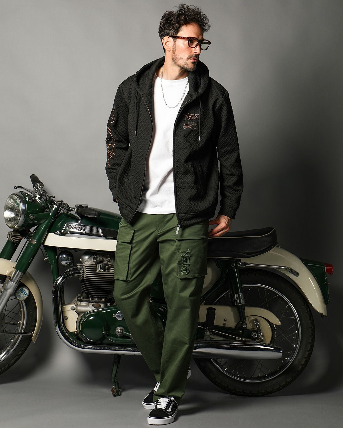 Norton] クロスジャガード フルジップ パーカー | PEET ONLINE STORE