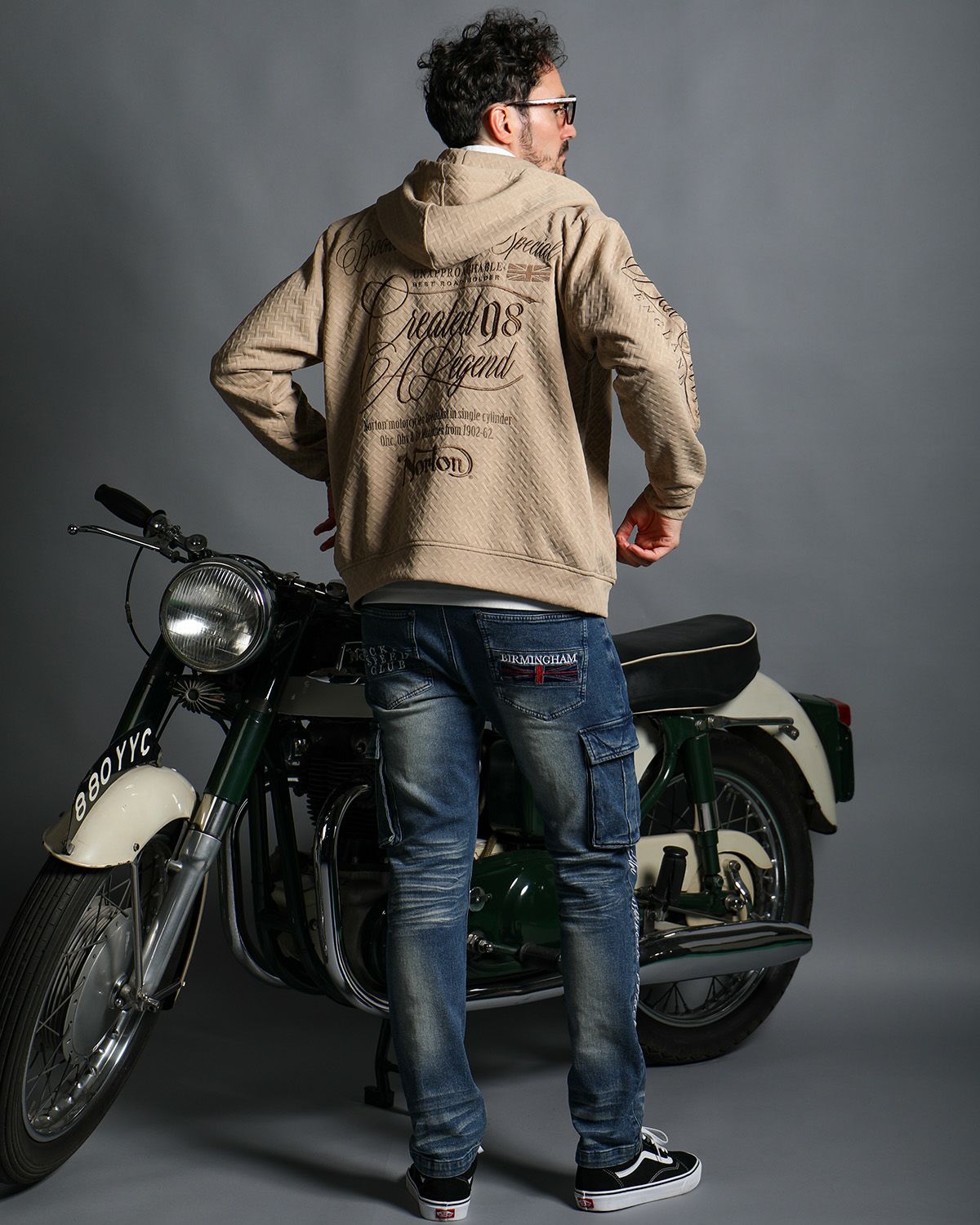 Norton] クロスジャガード フルジップ パーカー | PEET ONLINE STORE