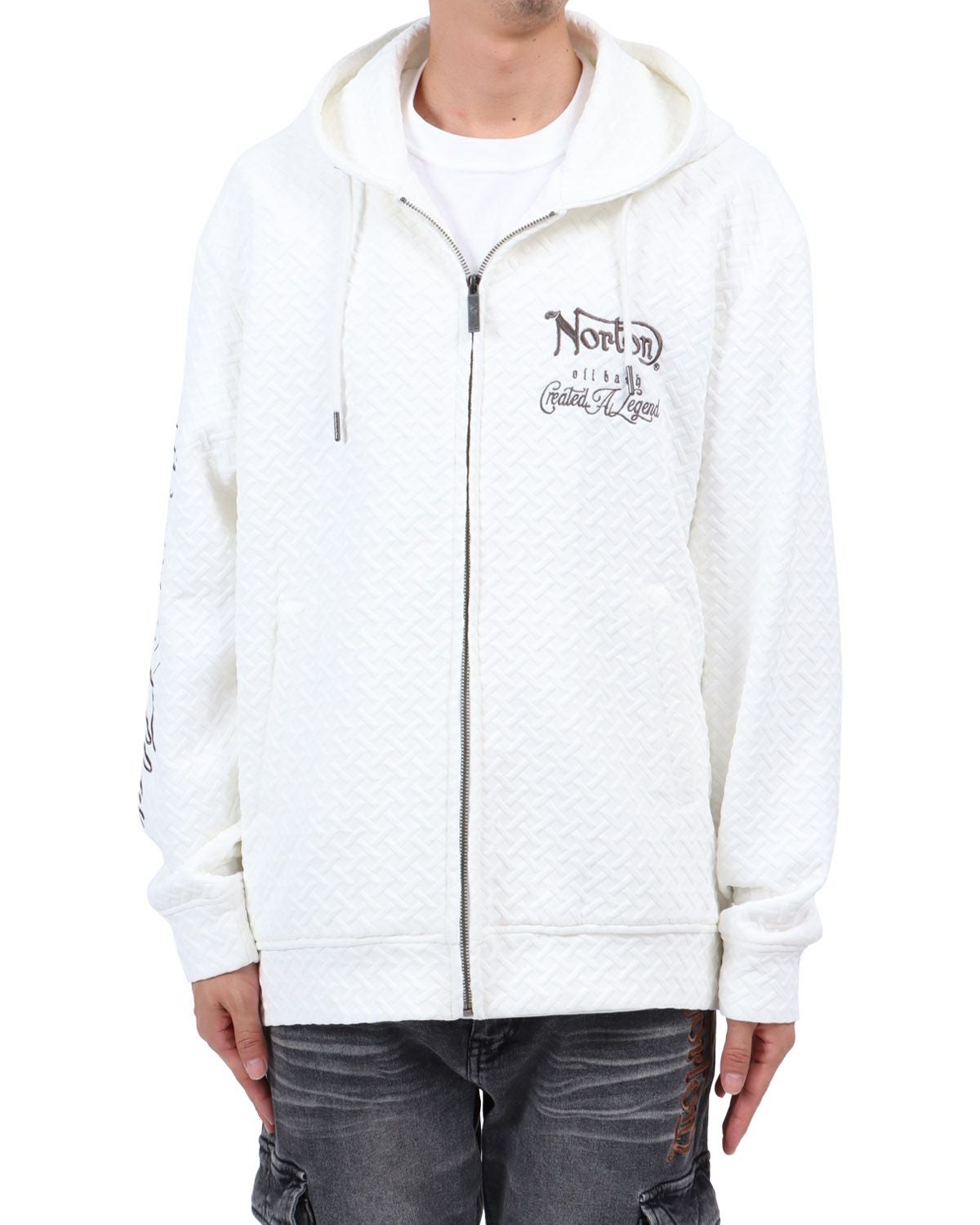 Norton] クロスジャガード フルジップ パーカー | PEET ONLINE STORE