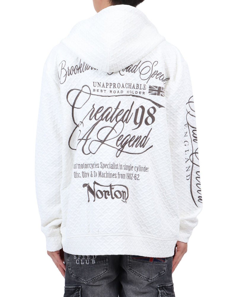 ホワイト：174cm62kg(Lサイズ着用)