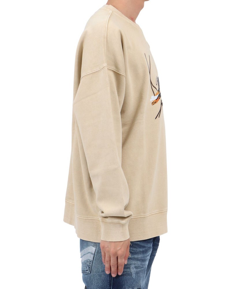 ベージュ：174cm62kg(Lサイズ着用)