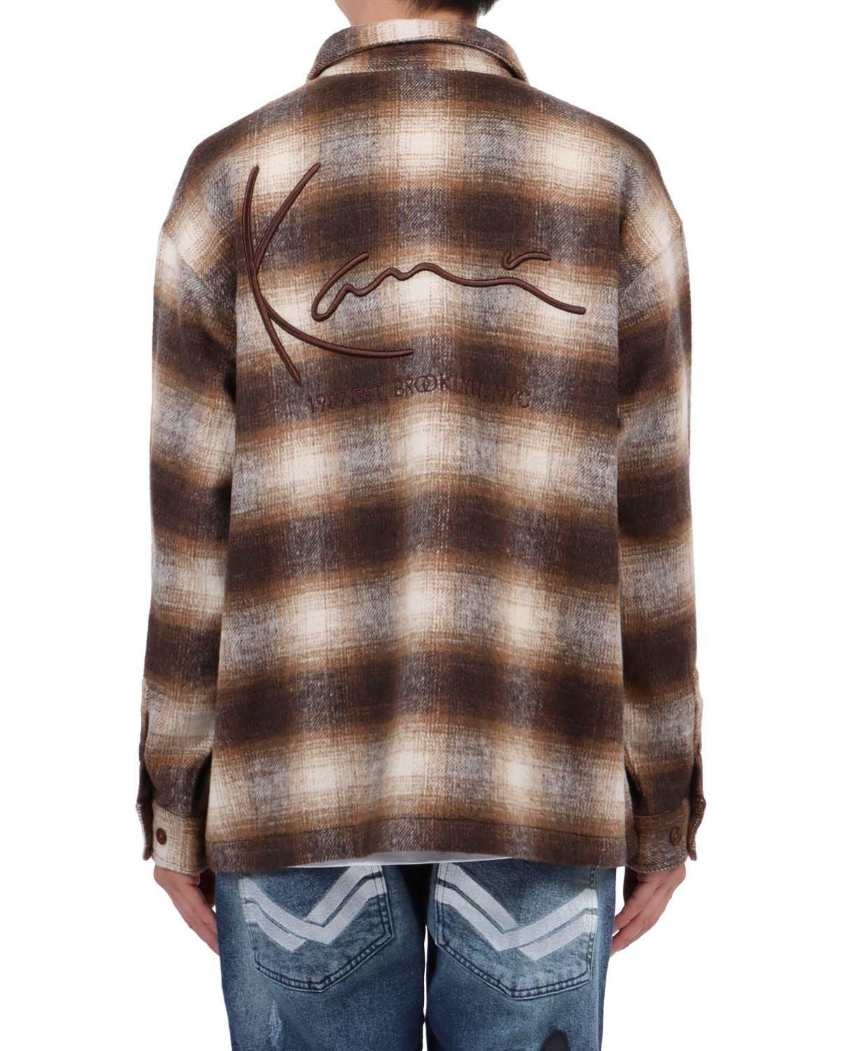 ブラウン：174cm62kg(Lサイズ着用)