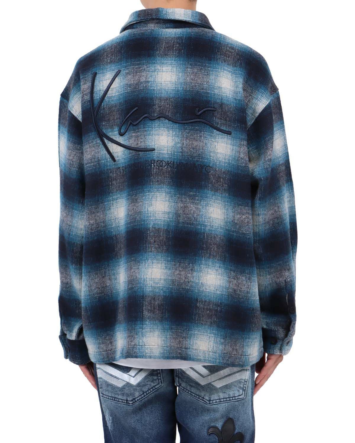 Karl Kani] シャギー チェック シャツ ジャケット | PEET ONLINE STORE