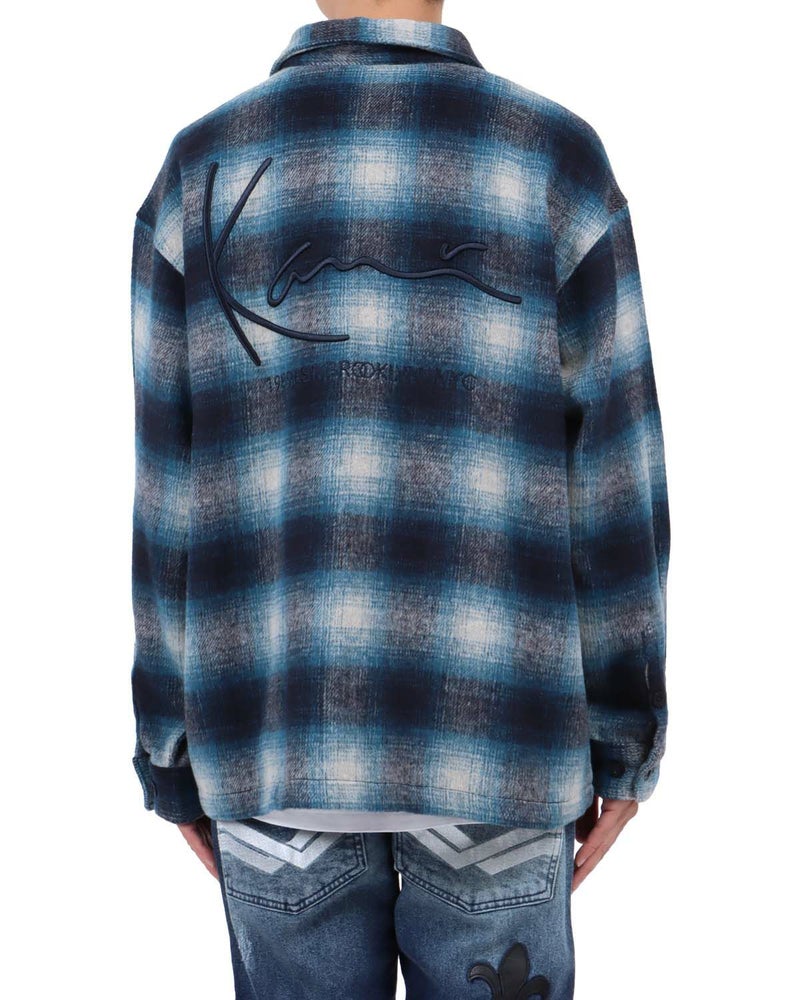 ブルー：174cm62kg(Lサイズ着用)