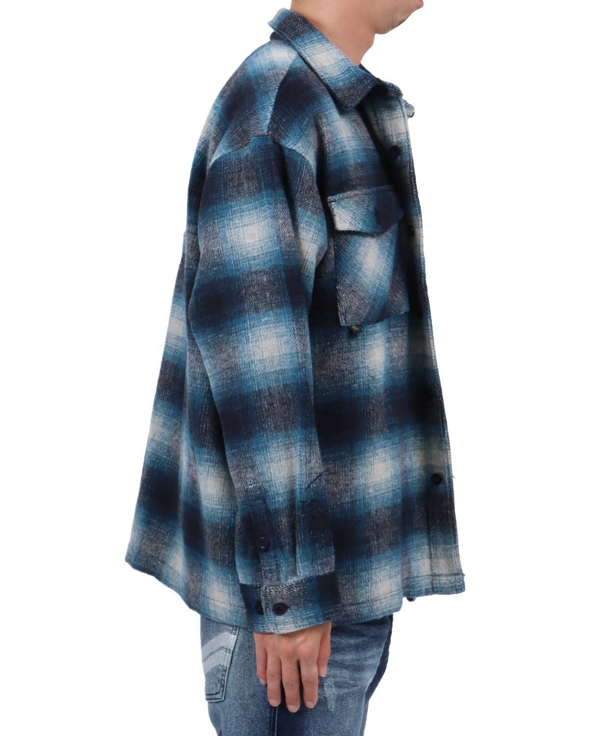Karl Kani] シャギー チェック シャツ ジャケット | PEET ONLINE STORE