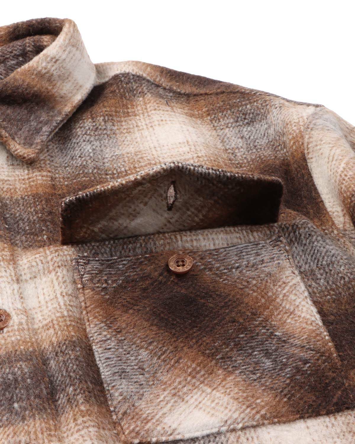 Karl Kani] シャギー チェック シャツ ジャケット | PEET ONLINE STORE