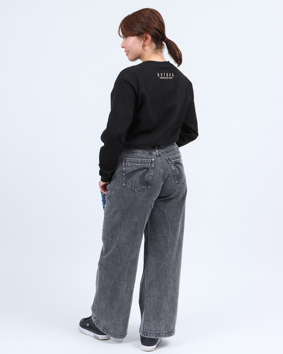 ブラック：157cm(Mサイズ着用)