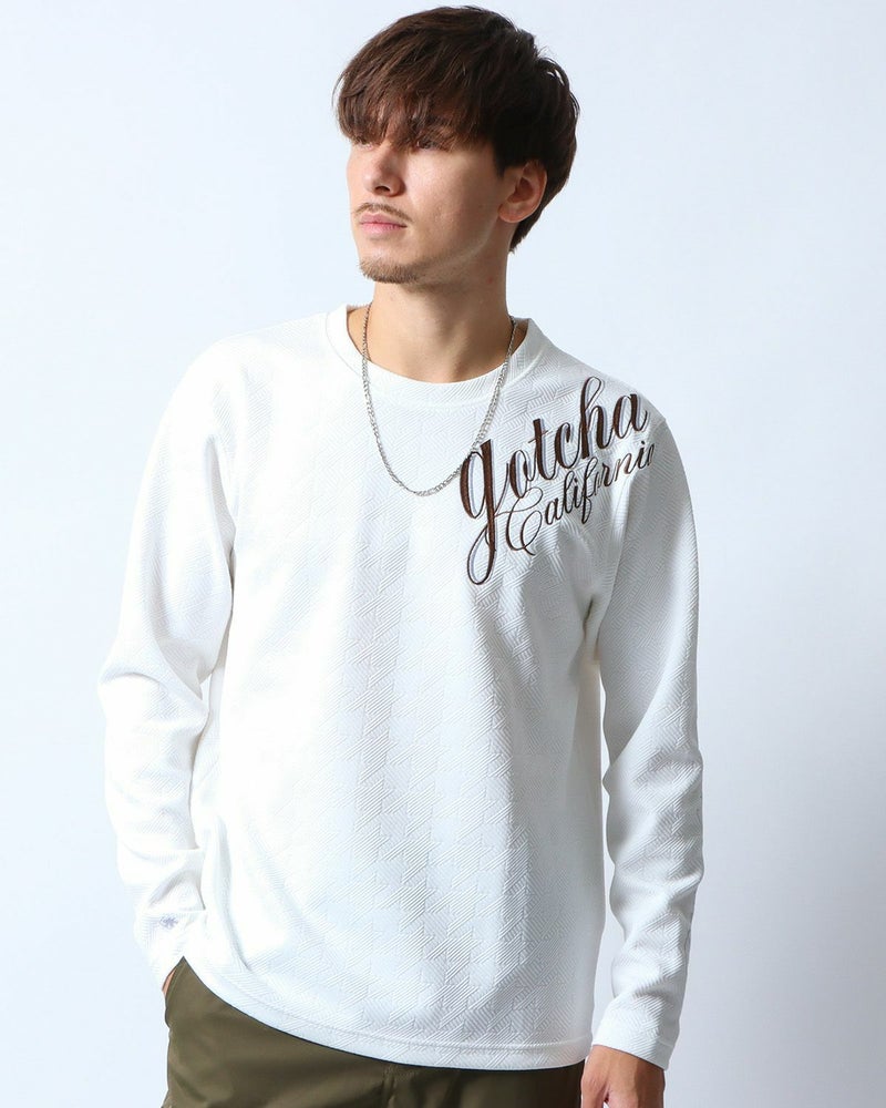 ホワイト：180cm/70kg(Lサイズ着用)