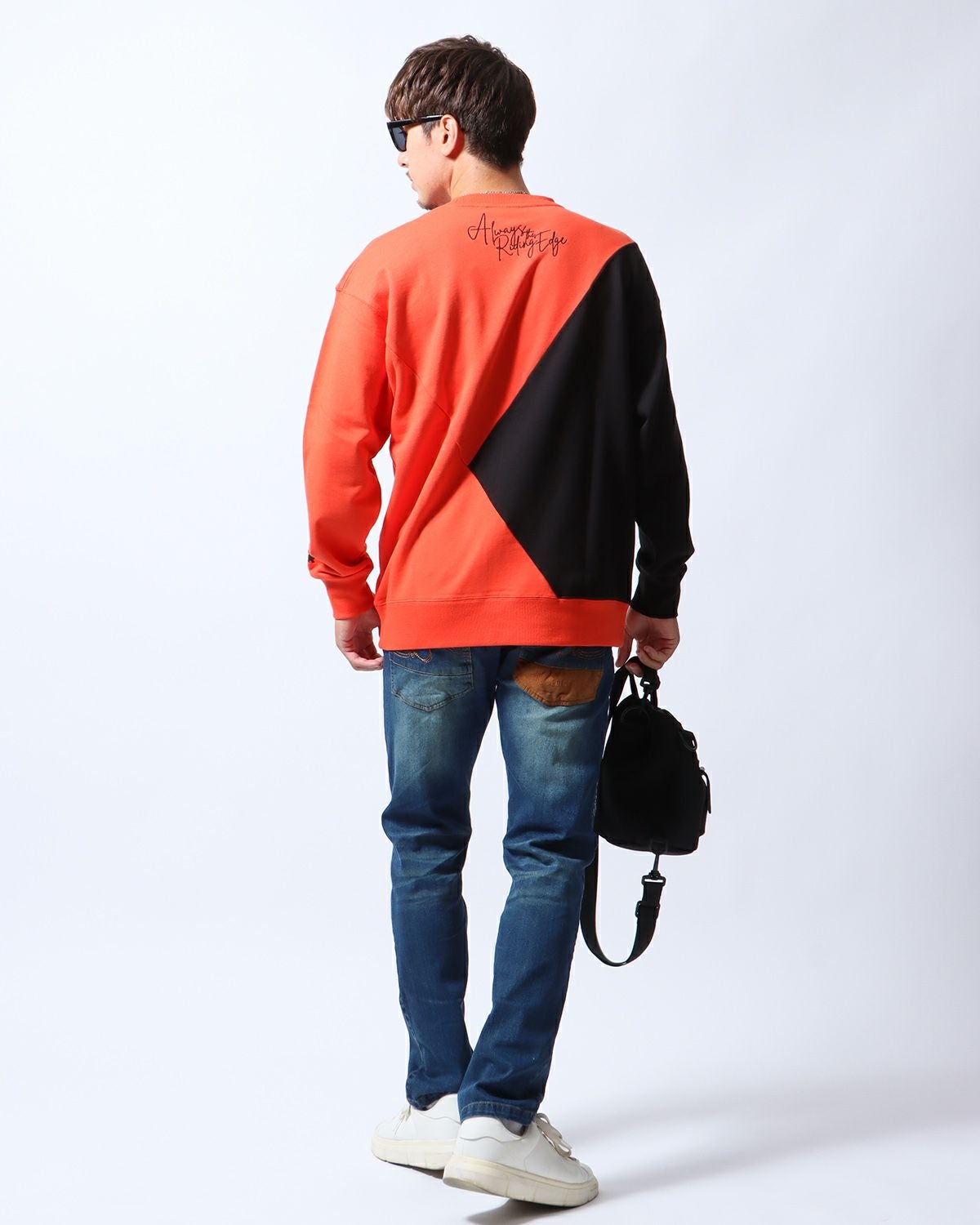 オレンジ:180cm/70kg(Lサイズ着用)