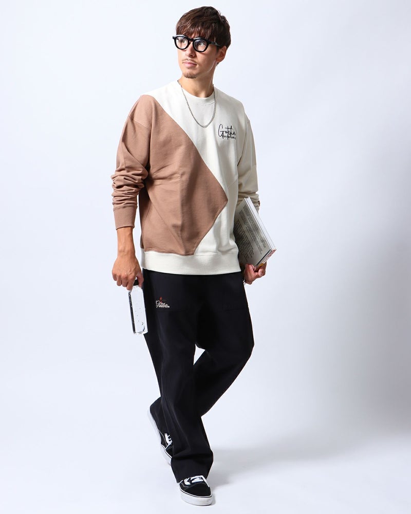 オフホワイト:180cm/70kg(Lサイズ着用)