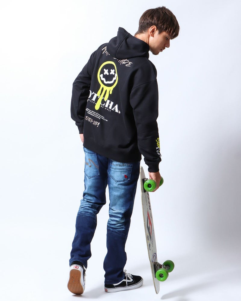 ブラック:180cm/70kg(Lサイズ着用)