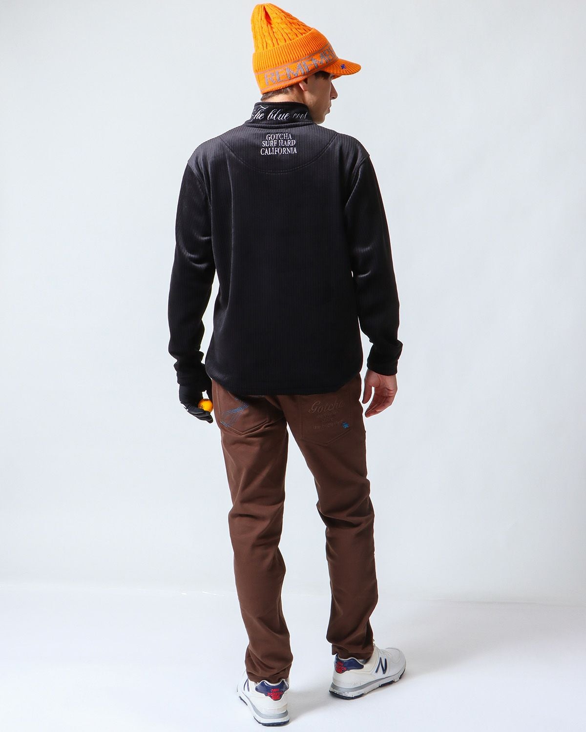 GOTCHA GOLF 裏起毛 セットアップ ゴルフ ウェア XXL ブラック GOTCHA GOLF] 裏起毛 ストレッチ ベーシック パンツ | PEET ONLINE STORE