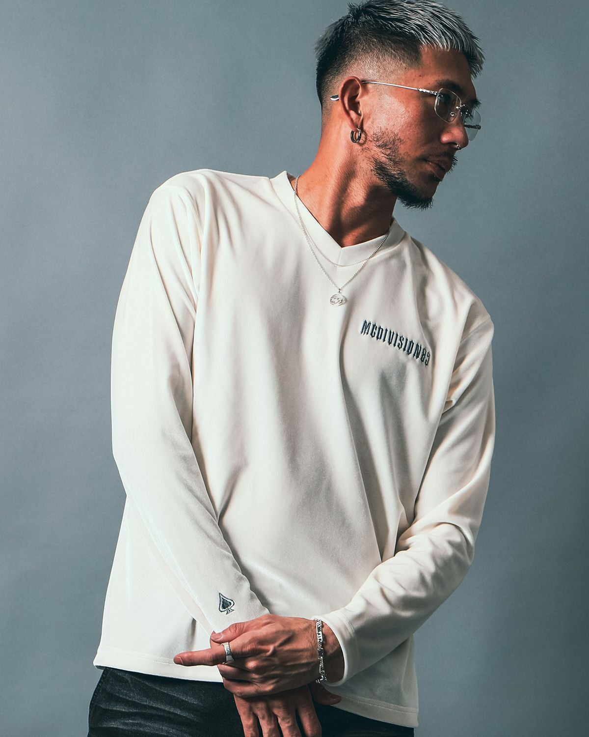 MCD] ベロア Vネック ロンT | PEET ONLINE STORE