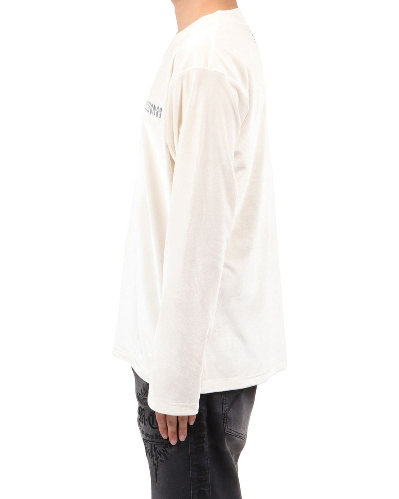 ホワイト：173cm63kg(Lサイズ着用)